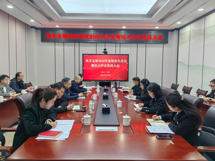 仁沐公司机关支部召开2025年度组织生活会暨民主评议党员大会